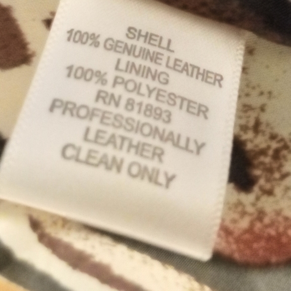 NWOT d & co. Leather Jacket Sz. M - Picture 9 of 12